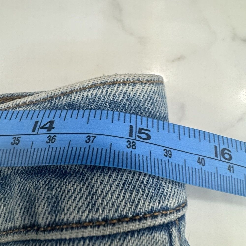 Madewell Perfect Vintage Jeans 28 High‎ Rise Straight Distressed Y2K Denim - Picture 7 of 8